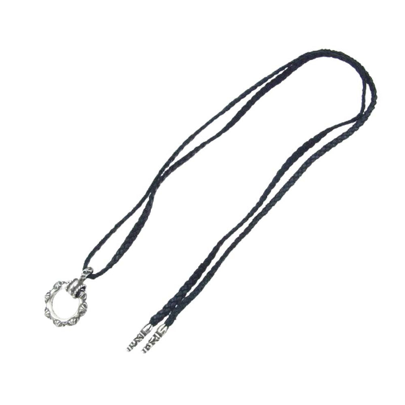 CHROME HEARTS クロムハーツ（原本無） EWLP SBT アイウェアループ SBTバンドレザーブレードネックレス ブラック系 シルバー系【中古】