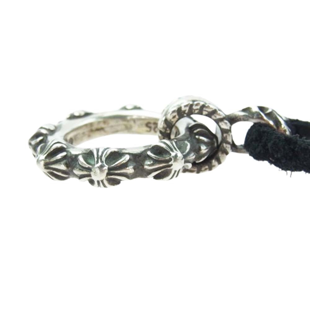 CHROME HEARTS クロムハーツ（原本無） EWLP SBT アイウェアループ SBTバンドレザーブレードネックレス ブラック系 シルバー系【中古】