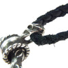 CHROME HEARTS クロムハーツ（原本無） EWLP SBT アイウェアループ SBTバンドレザーブレードネックレス ブラック系 シルバー系【中古】