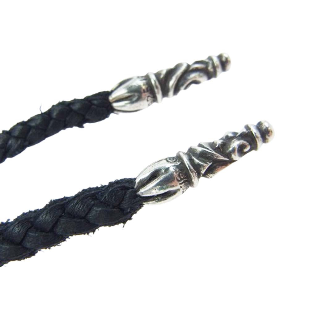 CHROME HEARTS クロムハーツ（原本無） EWLP SBT アイウェアループ SBTバンドレザーブレードネックレス ブラック系 シルバー系【中古】