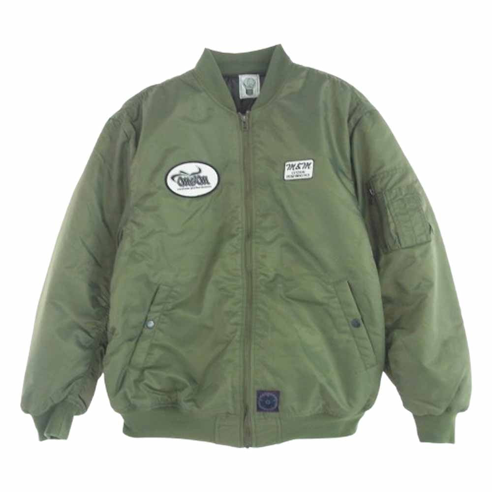 エムアンドエムカスタムパフォーマンス 24AW MA-1 JACKET フライトジャケット ブルゾン カーキ系 L【中古】