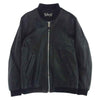 schott ショット 3101061 MA-1 TYPE LEATHER JACKET BOWERY バワリー レザ― フライト ジャケット ブルゾン ブラック系 M【中古】
