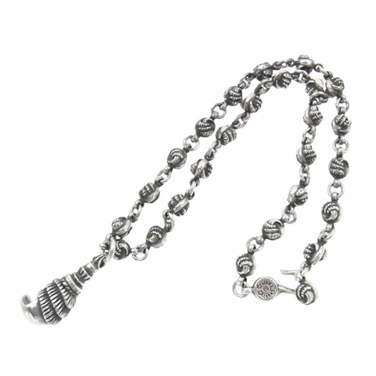 CHROME HEARTS クロムハーツ（原本無） CROW クロウ ボール ネックレス シルバー系【中古】