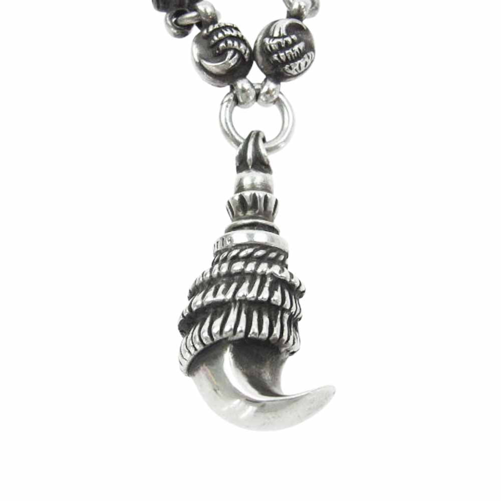 CHROME HEARTS クロムハーツ（原本無） CROW クロウ ボール ネックレス シルバー系【中古】