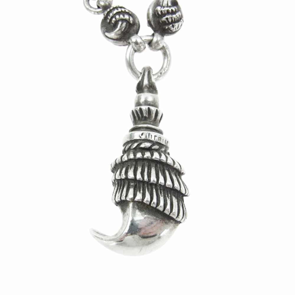 CHROME HEARTS クロムハーツ（原本無） CROW クロウ ボール ネックレス シルバー系【中古】
