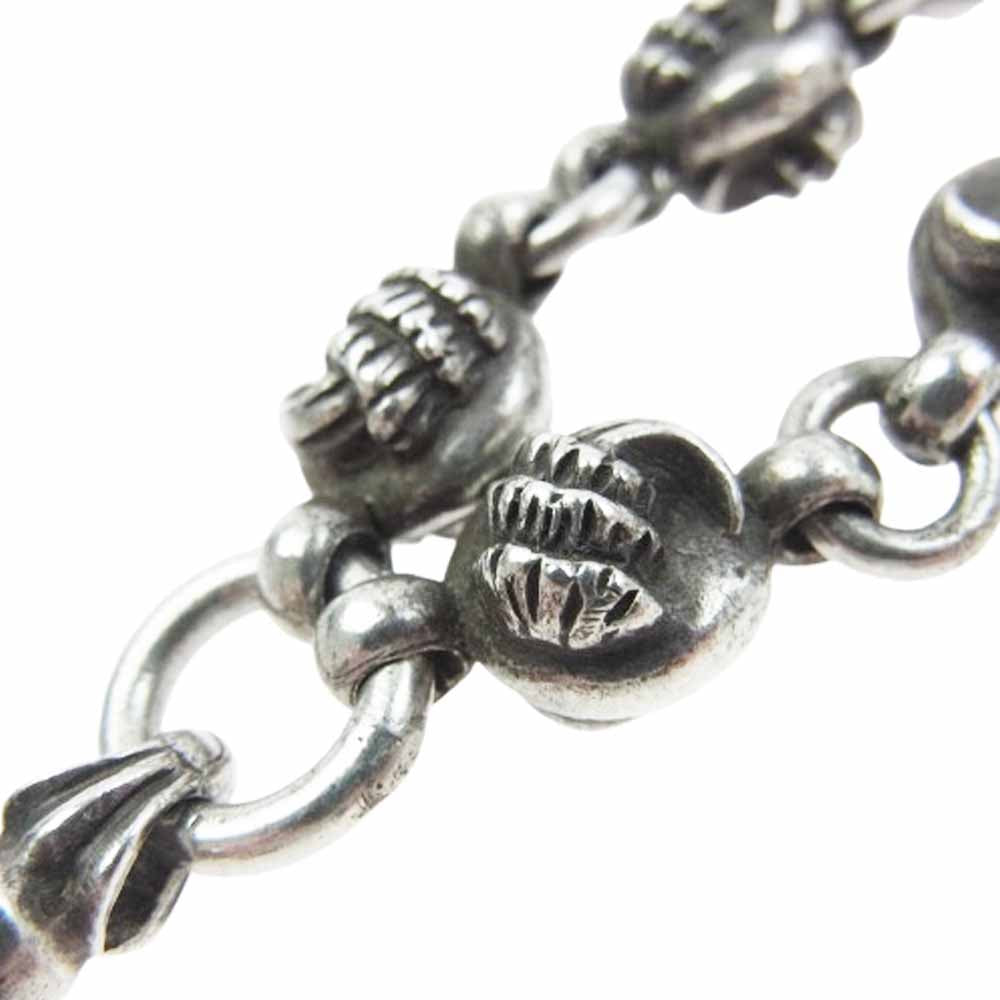CHROME HEARTS クロムハーツ（原本無） CROW クロウ ボール ネックレス シルバー系【中古】