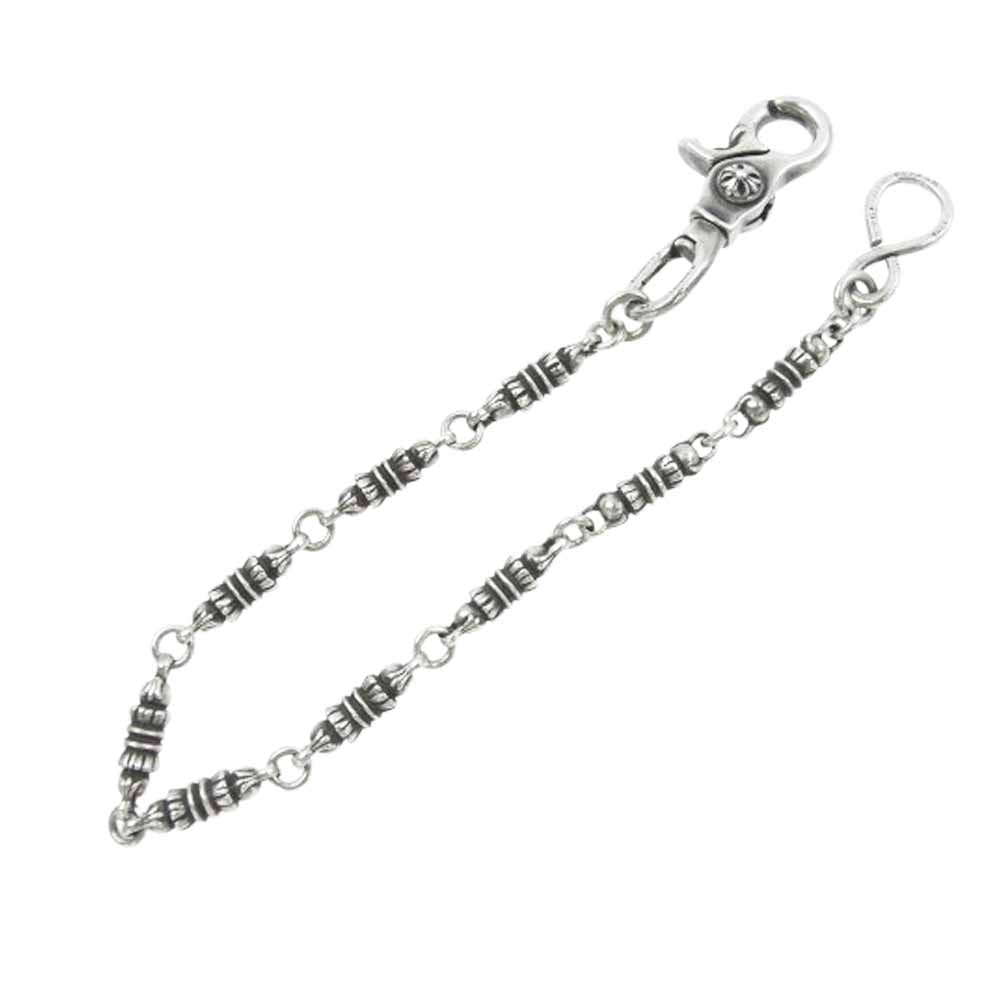 CHROME HEARTS クロムハーツ（原本無） BARREL SHORT-S バレル 9リンク 1クリップ ウォレットチェーン シルバー系【中古】