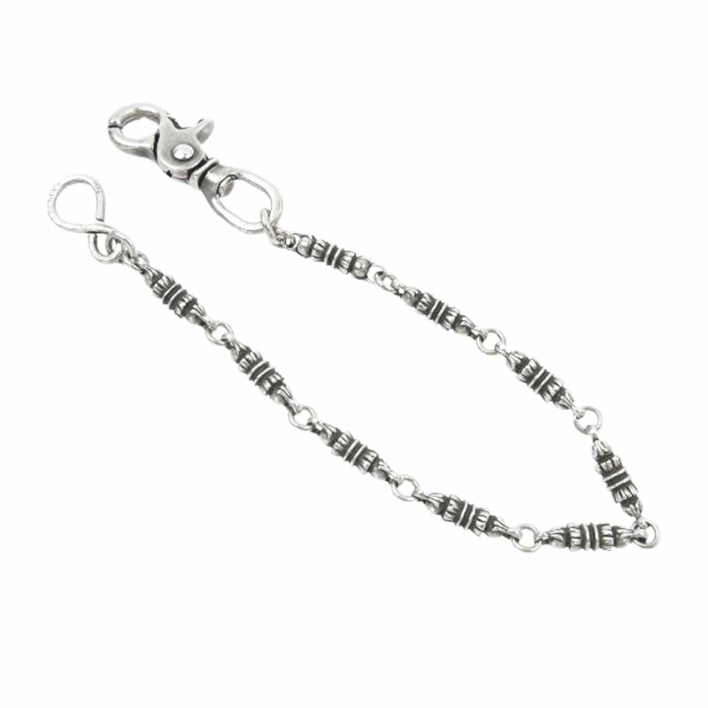 CHROME HEARTS クロムハーツ（原本無） BARREL SHORT-S バレル 9リンク 1クリップ ウォレットチェーン シルバー系【中古】