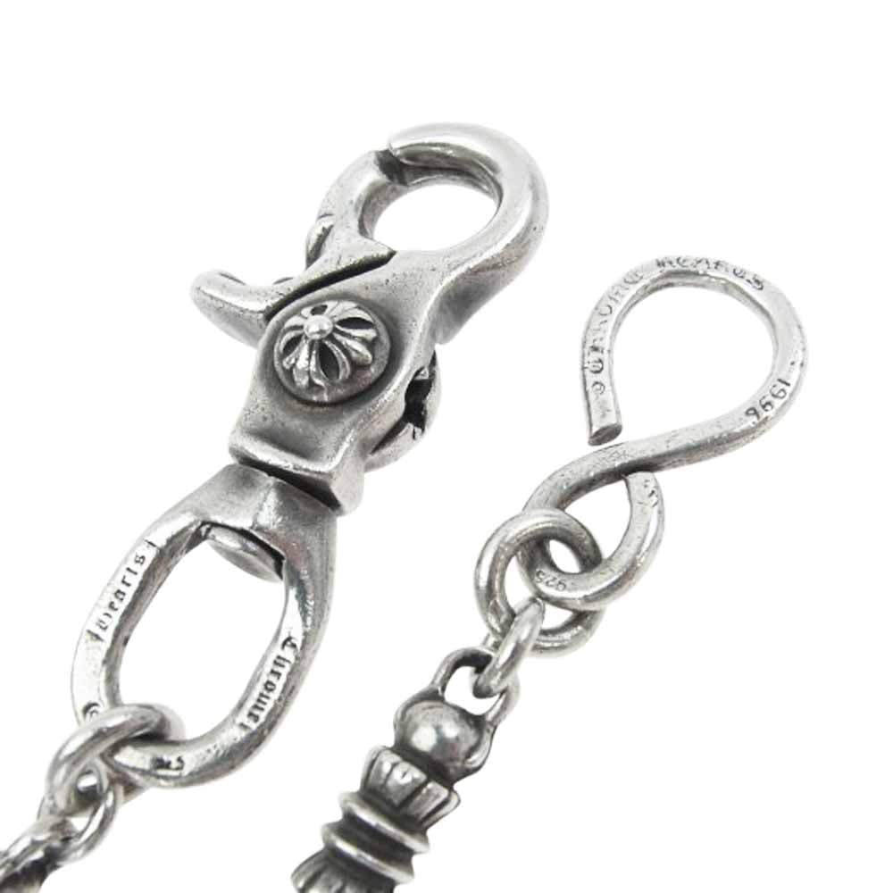 CHROME HEARTS クロムハーツ（原本無） BARREL SHORT-S バレル 9リンク 1クリップ ウォレットチェーン シルバー系【中古】