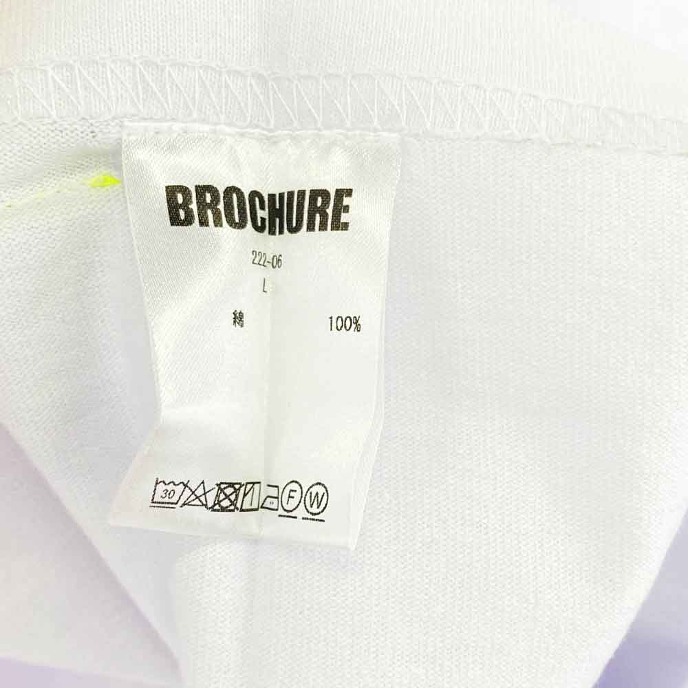 ブローシュア PRO CLUB クルーネック 半袖 Tシャツ ホワイト系 L【新古品】【未使用】【中古】
