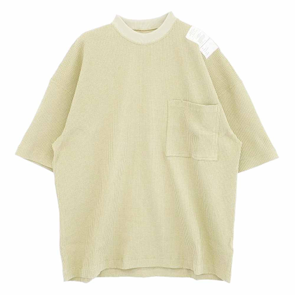N.HOOLYWOOD エヌハリウッド 9241-CS51-032 TEST PRODUCT EXCHANGE SERVICE ワッフル 半袖 Tシャツ カットソー ベージュ系 40【新古品】【未使用】【中古】