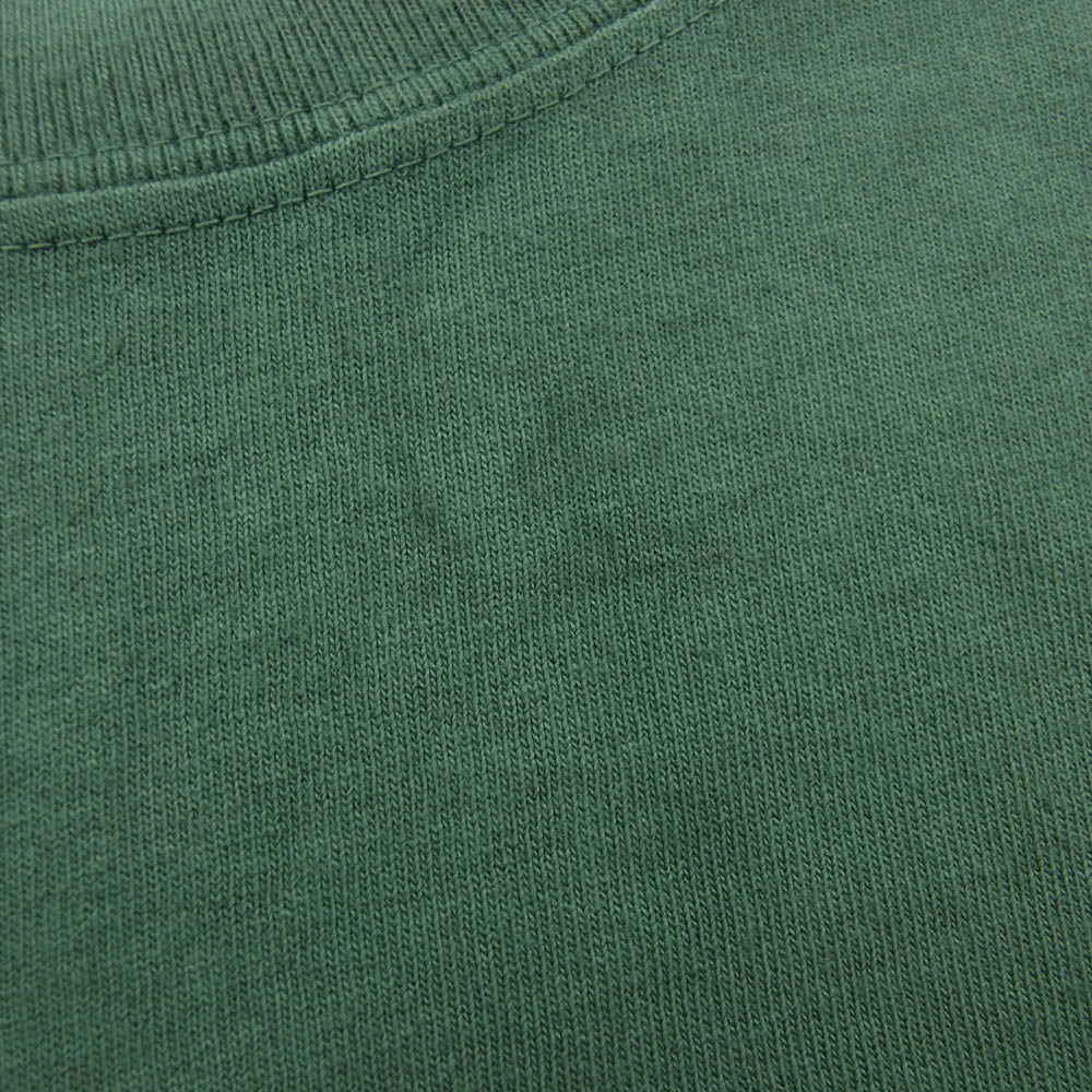 NEIGHBORHOOD ネイバーフッド 22AW 222OKNH-CSM02 SULFUR DYE CREW ロゴプリント クルーネック 長袖 Tシャツ グリーン系 L【中古】