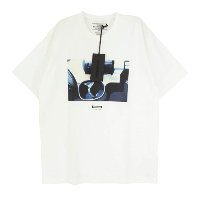 NEIGHBORHOOD ネイバーフッド 20SS 201PCNON-ST02 NHON-2 / C-TEE.SS プリント 半袖 Tシャツ ホワイト系 XXL【美品】【中古】