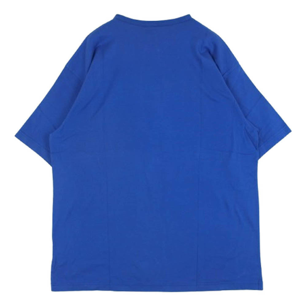 WTAPS ダブルタップス 20SS 201ATDT-CSM07 HOME BASE SS 02/TEE.COTTON ホームベース コットン クルーネック 半袖 Tシャツ ブルー系 04【美品】【中古】