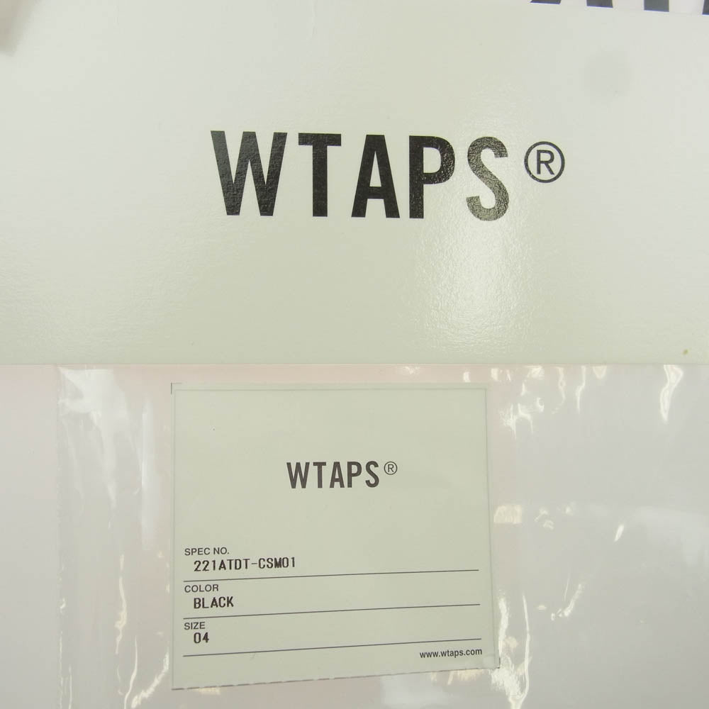 WTAPS ダブルタップス 22SS 221ATDT-CSM01 AII 01/SS/COTTON コットン クルーネック 半袖 Tシャツ グリーン系 4【新古品】【未使用】【中古】