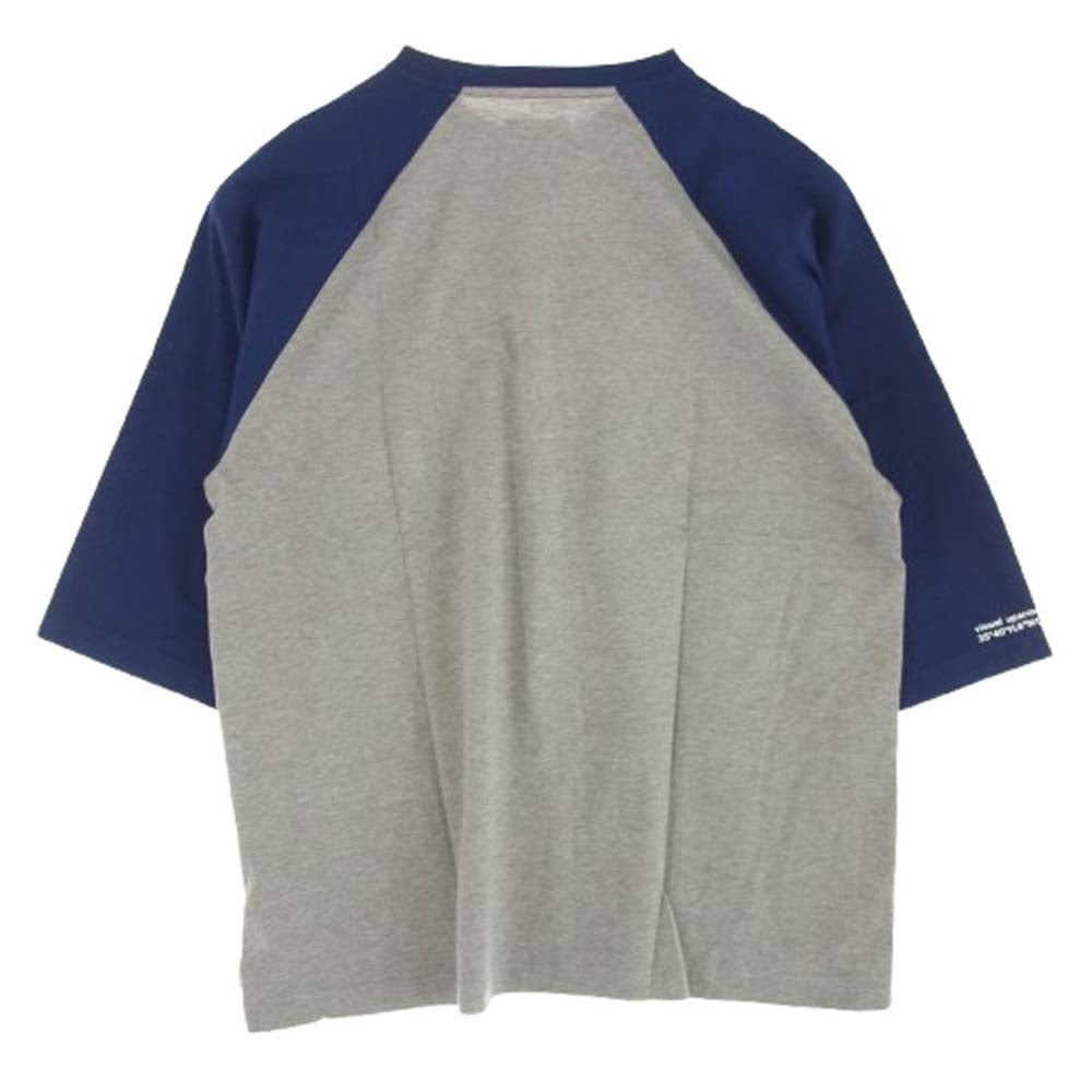 WTAPS ダブルタップス 21SS 211ATDT-CSM30 IAN RAGLAN COTTON ラグラン クルーネック 半袖 Tシャツ カットソー グレー系 03【新古品】【未使用】【中古】