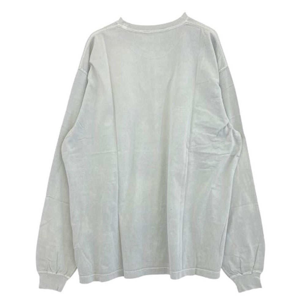 WTAPS ダブルタップス 21SS 211ATDT-CSM07 HOME BASE LS TEE ホームベース ロングスリーブ 長袖 Tシャツ グレー系 04【新古品】【未使用】【中古】