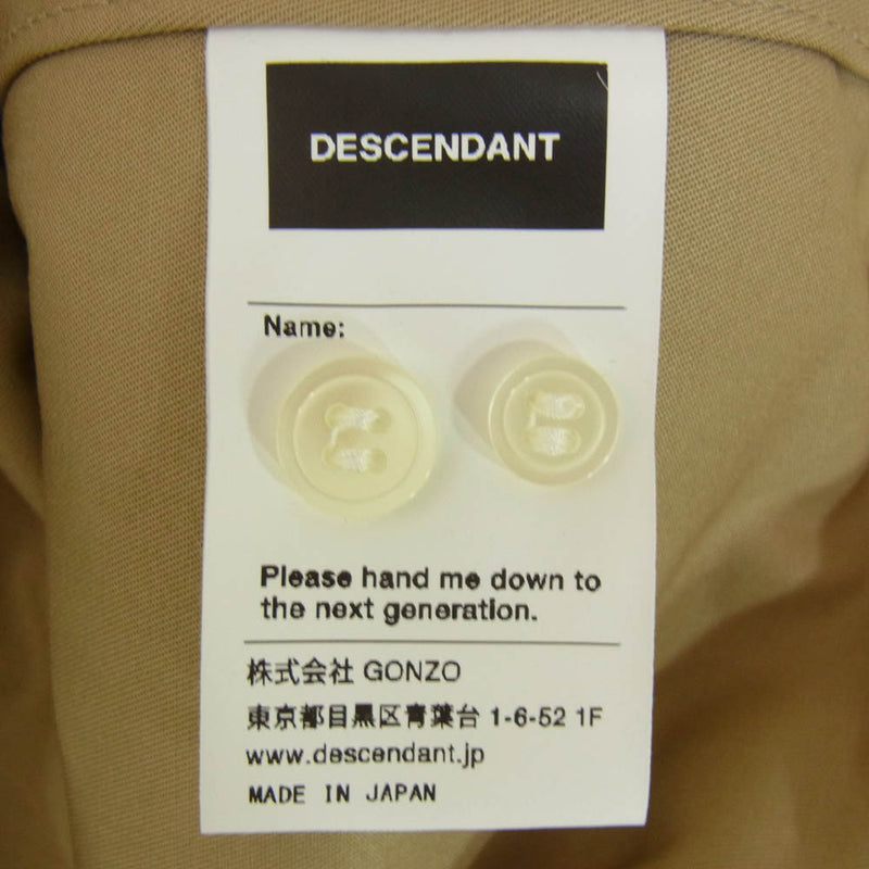DESCENDANT ディセンダント 21SS 211WVDS-SHM06 KENNEDY'S LS