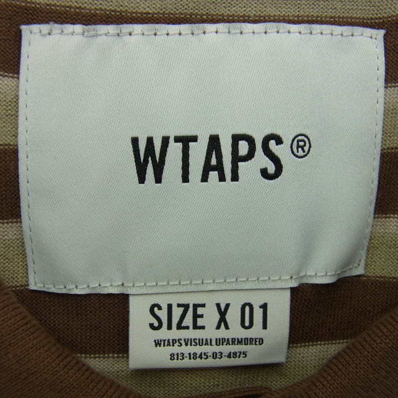 WTAPS ダブルタップス 20SS 201ATDT-CSM36 VASQUE POLO SS 02 SHIRT