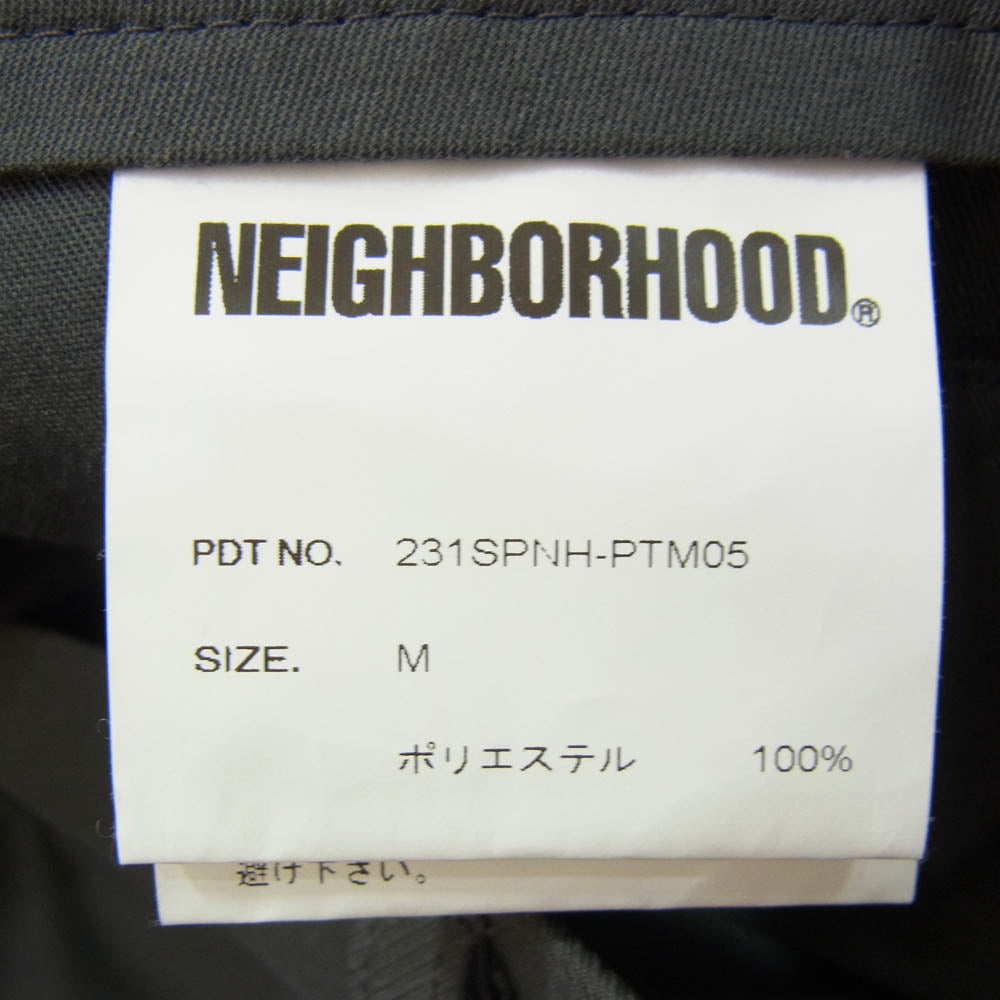 NEIGHBORHOOD ネイバーフッド 23SS 231SPNH-PTM05 ANKLE PANTS アンクル スラックスパンツ グレー系 M【美品】【中古】