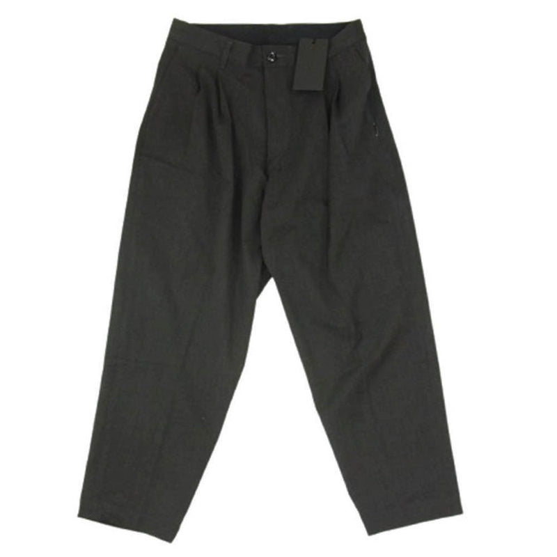 NEIGHBORHOOD ネイバーフッド 23SS 231AQNH-PTM03 TWO TUCK PANTS 2タック スラックスパンツ チャコール系 S【美品】【中古】