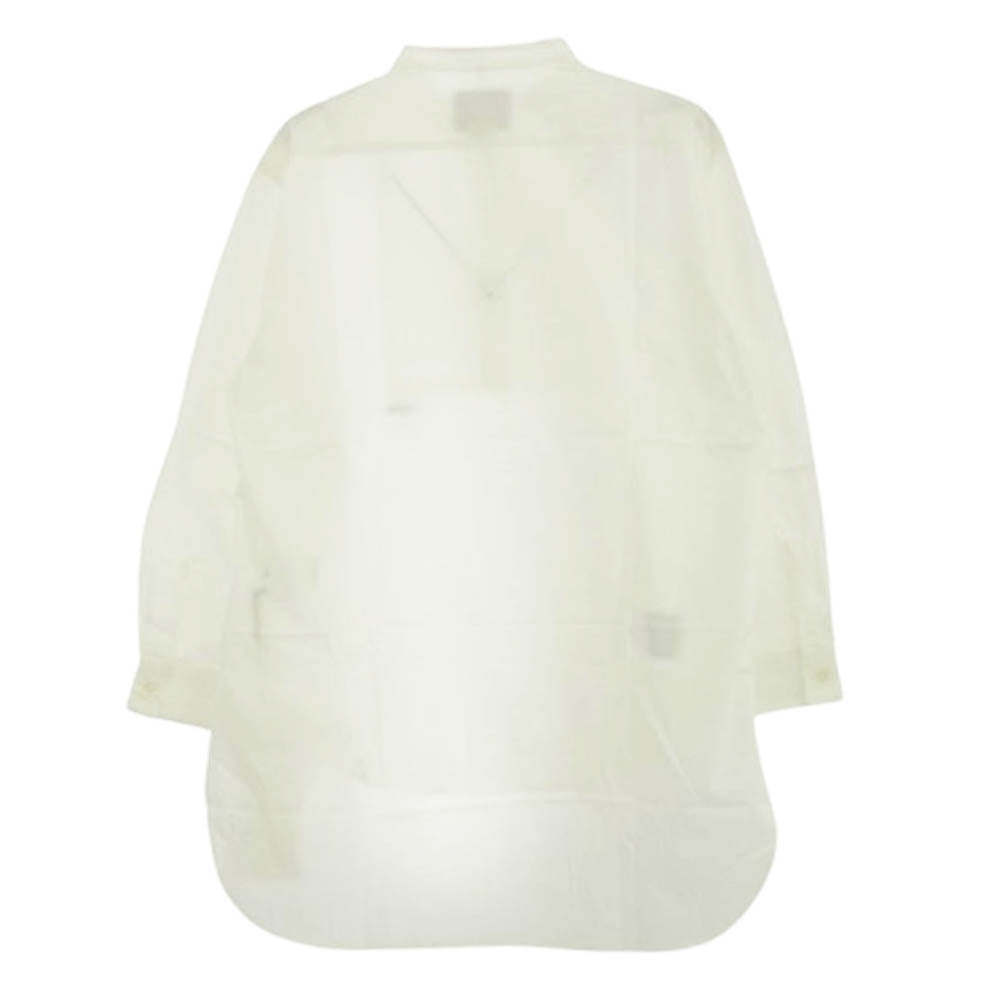 WTAPS ダブルタップス 21SS 211GWDTSHM02 BIB/LS/COTTON CHAMBRAY コットンシャンブレー 長袖 シャツ ホワイト系 2【極上美品】【中古】