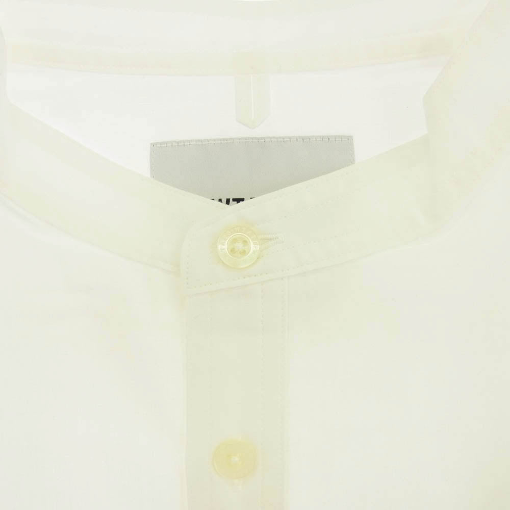WTAPS ダブルタップス 21SS 211GWDTSHM02 BIB/LS/COTTON CHAMBRAY コットンシャンブレー 長袖 シャツ ホワイト系 2【極上美品】【中古】