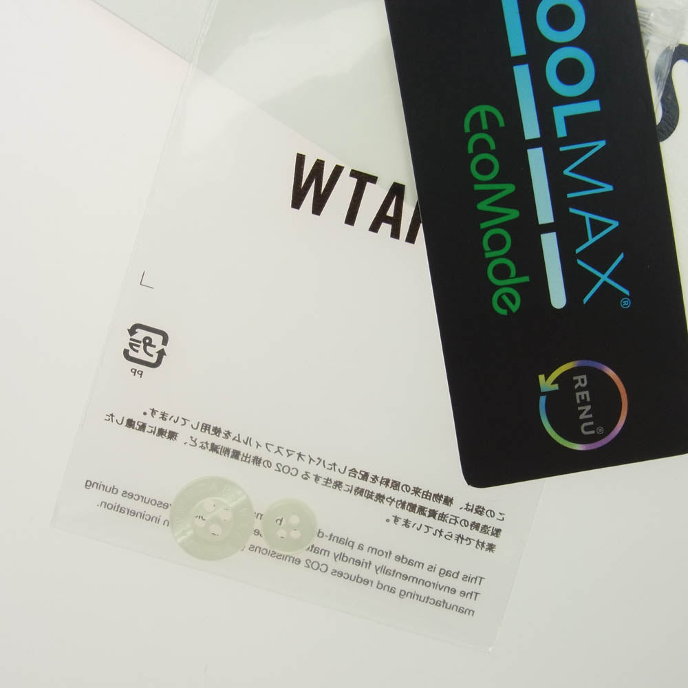 WTAPS ダブルタップス 23SS 231GWDT-SHM03 LS / CTPL. BROADCLOTH. TEXTILE. COOLMAX ブロードクロス ストライプ クールマックス 長袖 ボタンダウン シャツ ブルー系 02【新古品】【未使用】【中古】