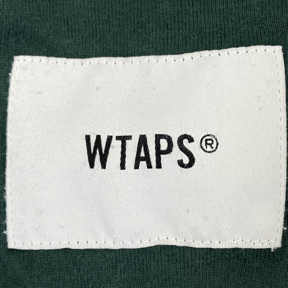 WTAPS ダブルタップス 20SS 201ATDT-CSM03 BLANK SS 02 TEE ブランク 半袖 Tシャツ グリーン系 03【中古】