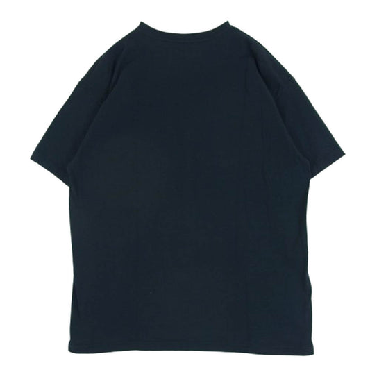 DESCENDANT ディセンダント TEAM SS チーム ロゴ Tシャツ 半袖 コットン 日本製 ダークネイビー系 3【中古】