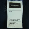 DESCENDANT ディセンダント TEAM SS チーム ロゴ Tシャツ 半袖 コットン 日本製 ダークネイビー系 3【中古】