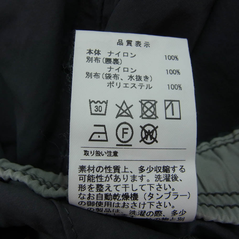 DESCENDANT ディセンダント ナイロン ショーツ ショート パンツ グレー系 1【中古】