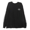 NEIGHBORHOOD ネイバーフッド 22AW 222PCNH-LT06 NH TEE-6 LS 袖ロゴプリント 長袖 Tシャツ ブラック系 XL【中古】