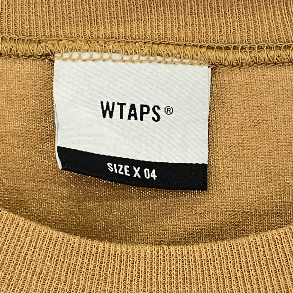 WTAPS ダブルタップス 20AW 201ATDT-CSM13 BLANK LS 01 TEE ブランク ロングスリーブ コットン Tシャツ ブラウン系 04【中古】