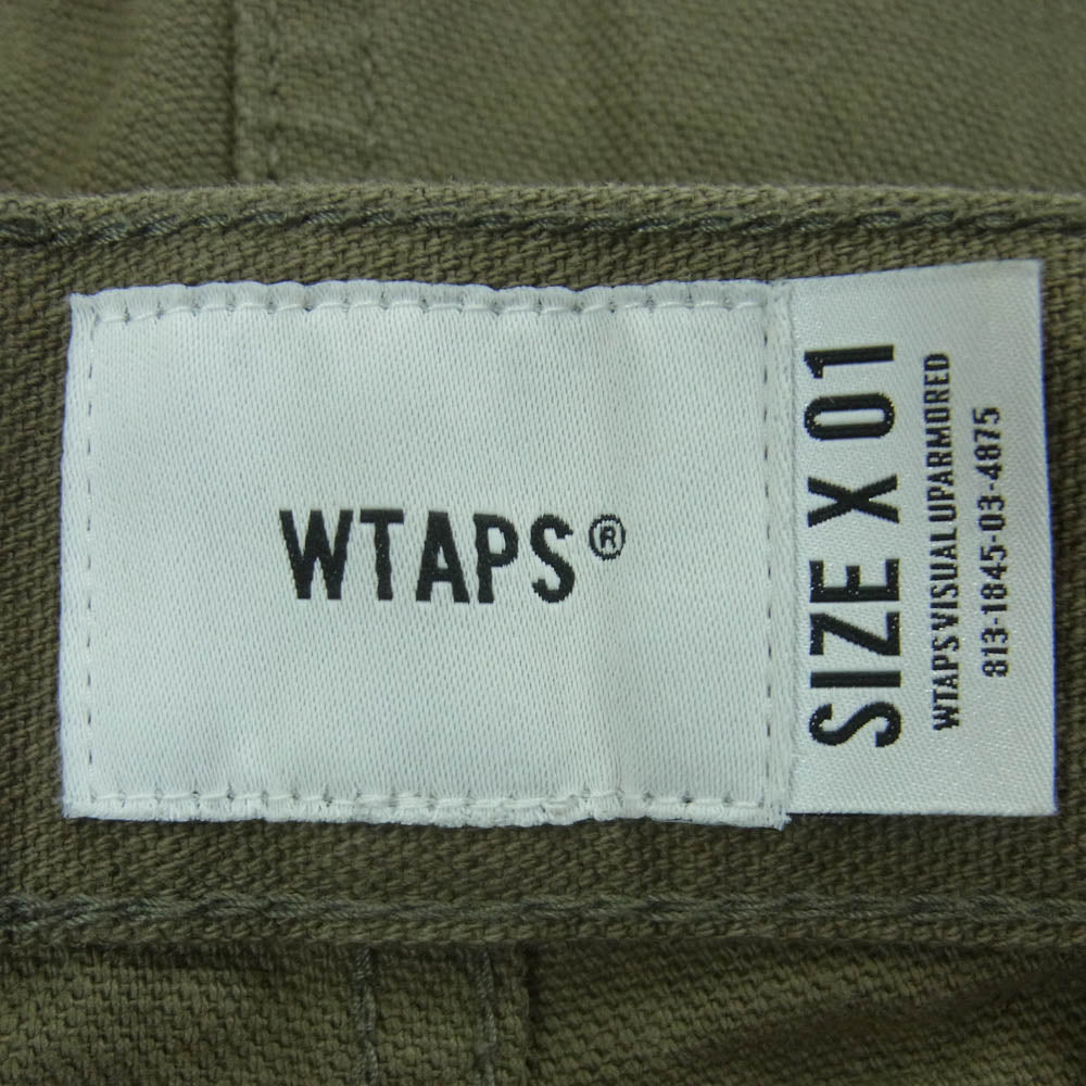 WTAPS ダブルタップス 201BRDT-PTM06 UDT SHORTS ショーツ ハーフ ショート パンツ カーキ系 グレイッシュカーキ系 01【中古】