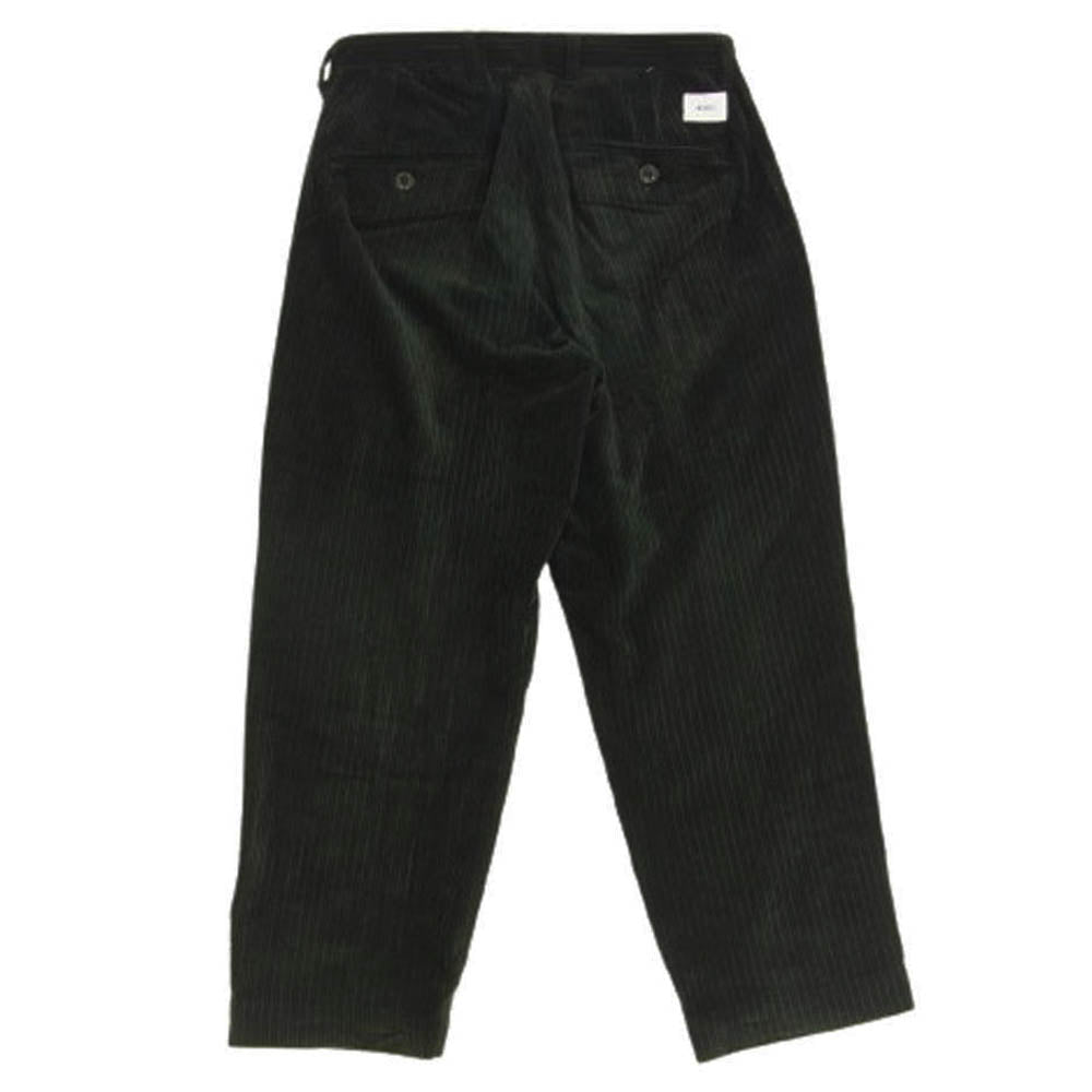 WTAPS ダブルタップス 21AW 212TQDT-PTM02 TUCK 02 CORDUROY TROUSERS コーデュロイ トラウザーズ パンツ ブラック系 01【中古】