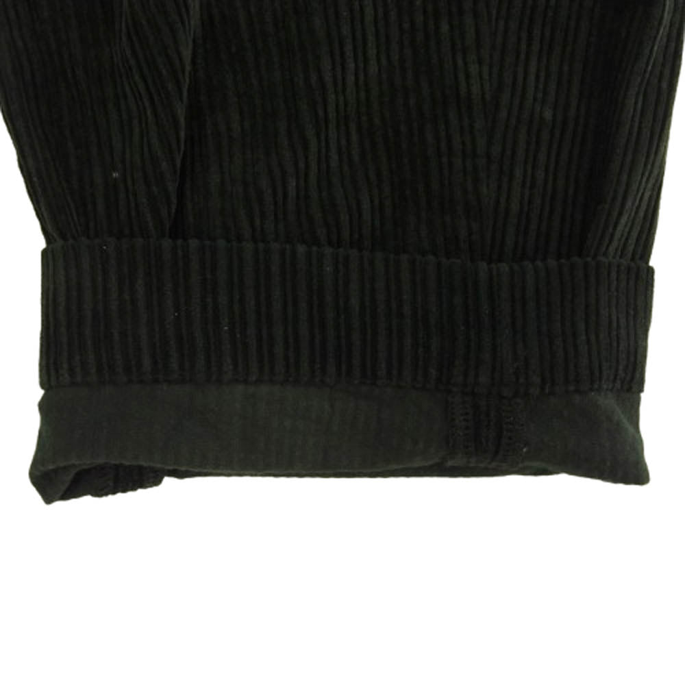 WTAPS ダブルタップス 21AW 212TQDT-PTM02 TUCK 02 CORDUROY TROUSERS コーデュロイ トラウザーズ パンツ ブラック系 01【中古】