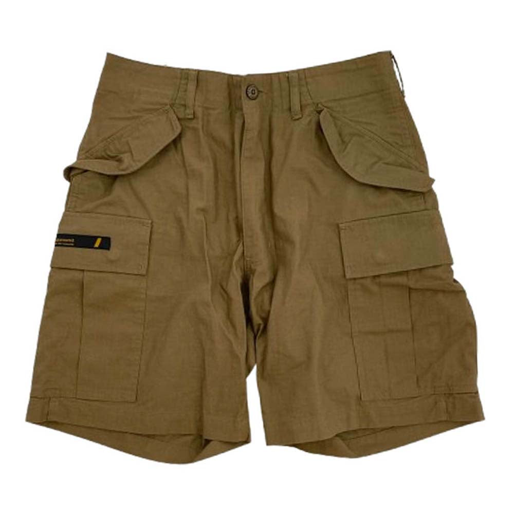 WTAPS ダブルタップス 21SS 211BRDT-PTM05 CARGO  SHORTS  COTTON RIPSTOP カーゴ ショーツ ショート パンツ ブラウン系 1【中古】