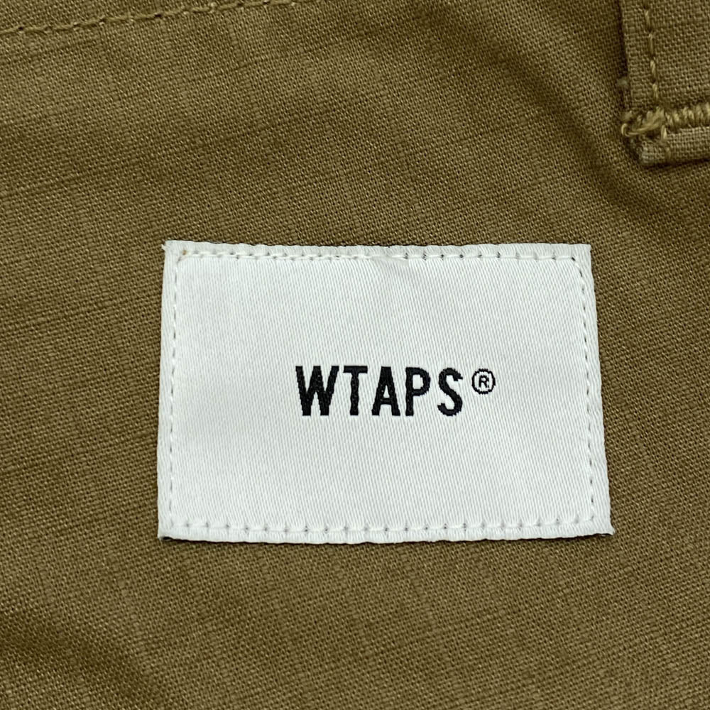 WTAPS ダブルタップス 21SS 211BRDT-PTM05 CARGO  SHORTS  COTTON RIPSTOP カーゴ ショーツ ショート パンツ ブラウン系 1【中古】