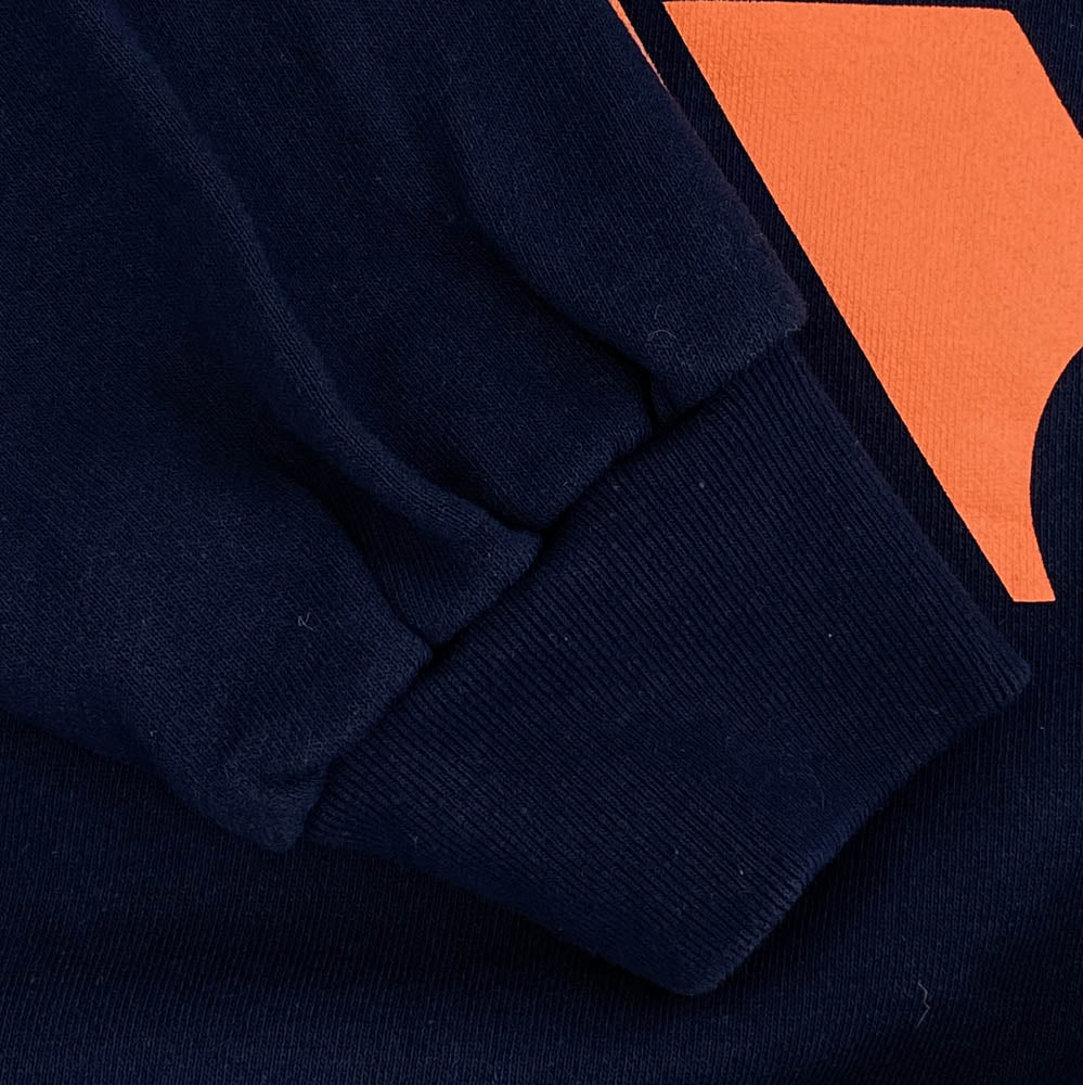 WTAPS ダブルタップス 22AW 222ATDT-CPM01S FORTLESS SWEATER クルーネック ロゴ プリント スウェット ネイビー系 04【中古】