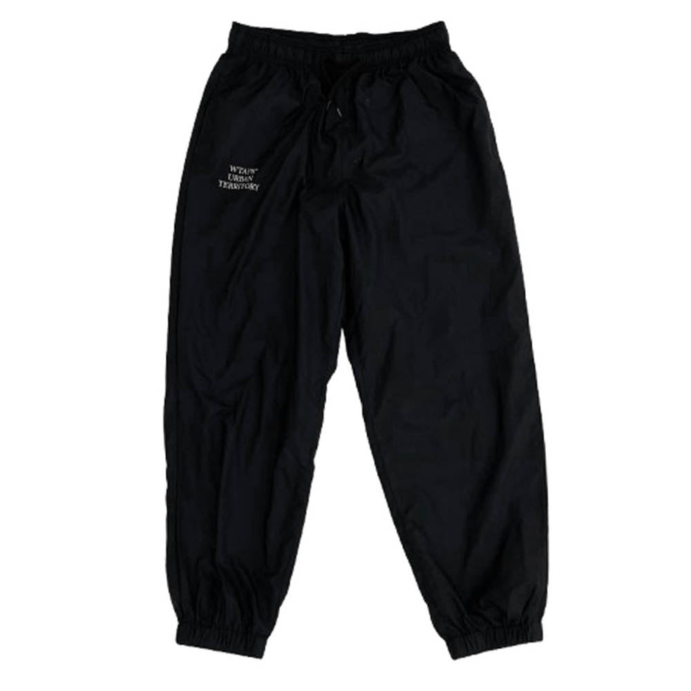 WTAPS ダブルタップス 22SS 221BRDT-PTM03 INCON TROUSERS POLY. TAFFETA ポリ トラウザーズ 刺繍 パンツ ブラック系 02【中古】