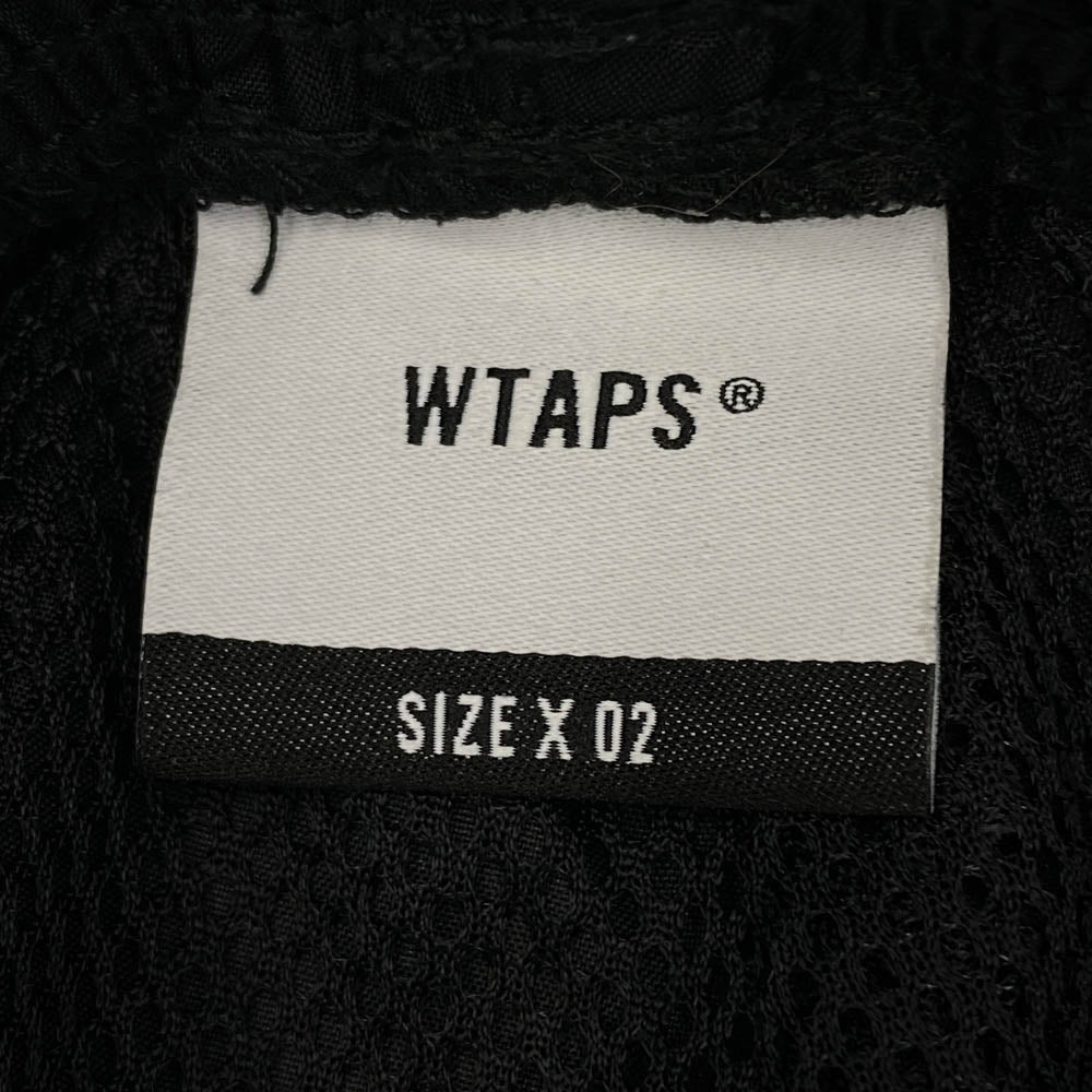 WTAPS ダブルタップス 22SS 221BRDT-PTM03 INCON TROUSERS POLY. TAFFETA ポリ トラウザーズ 刺繍 パンツ ブラック系 02【中古】