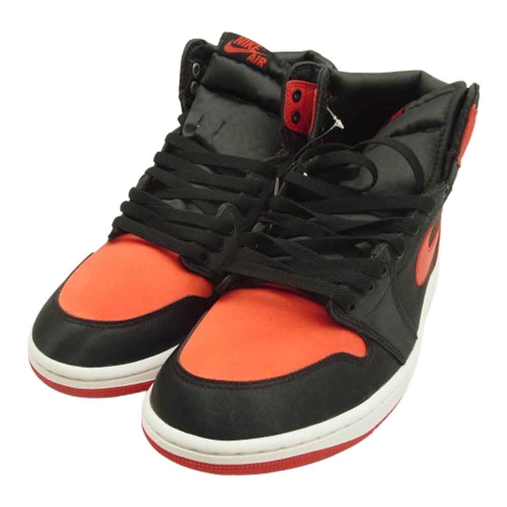 NIKE ナイキ FD4810-061 Women's Air Jordan 1 Retro High OG Satin Bred ウィメンズ エアジョーダン1 レトロ ハイ OG サテンブレッド ブラック系 レッド系 28.5cm【新古品】【未使用】【中古】