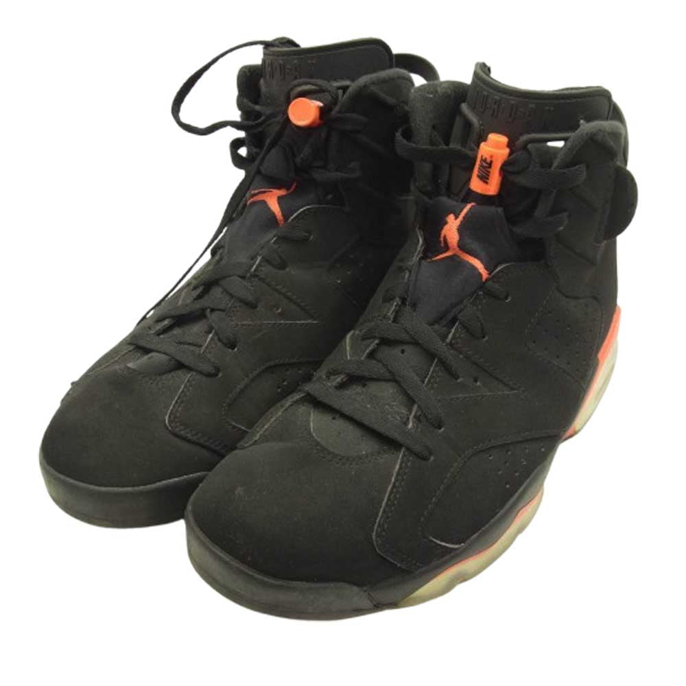 NIKE ナイキ 384664-060 AIR JORDAN 6 RETRO OG BLACK INFRARED エアジョーダン6 OG ブラック インフラレッド スニーカー ブラック系 28.5cm【中古】