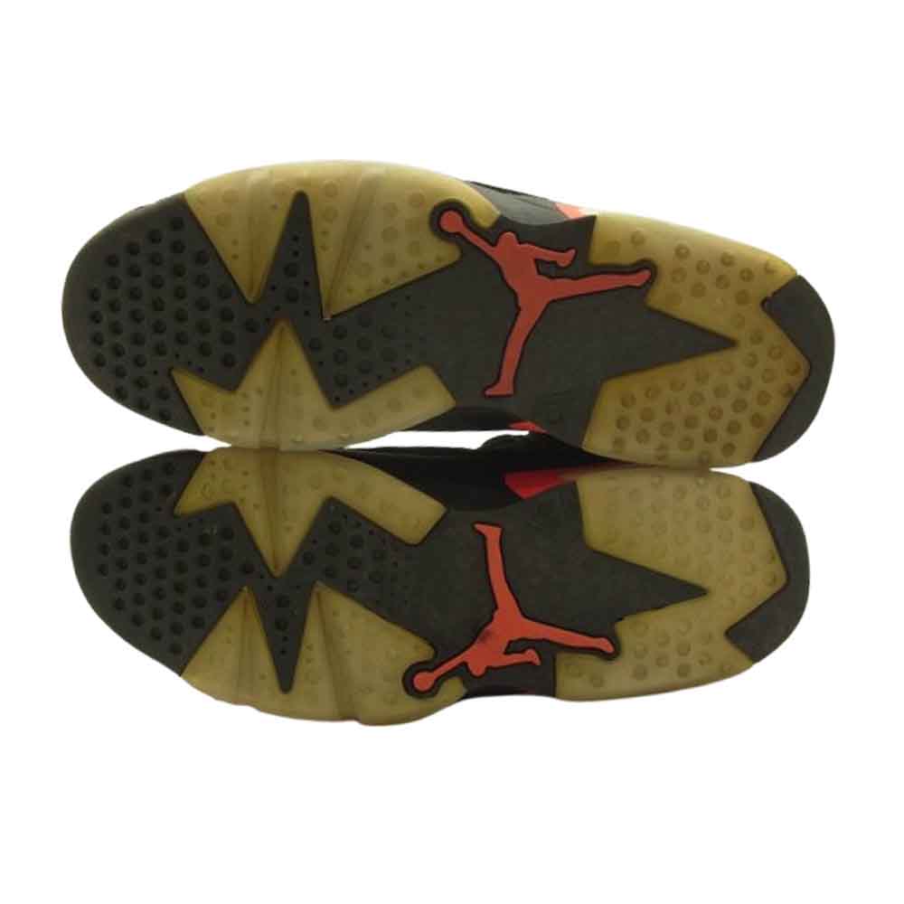 NIKE ナイキ 384664-060 AIR JORDAN 6 RETRO OG BLACK INFRARED エアジョーダン6 OG ブラック インフラレッド スニーカー ブラック系 28.5cm【中古】