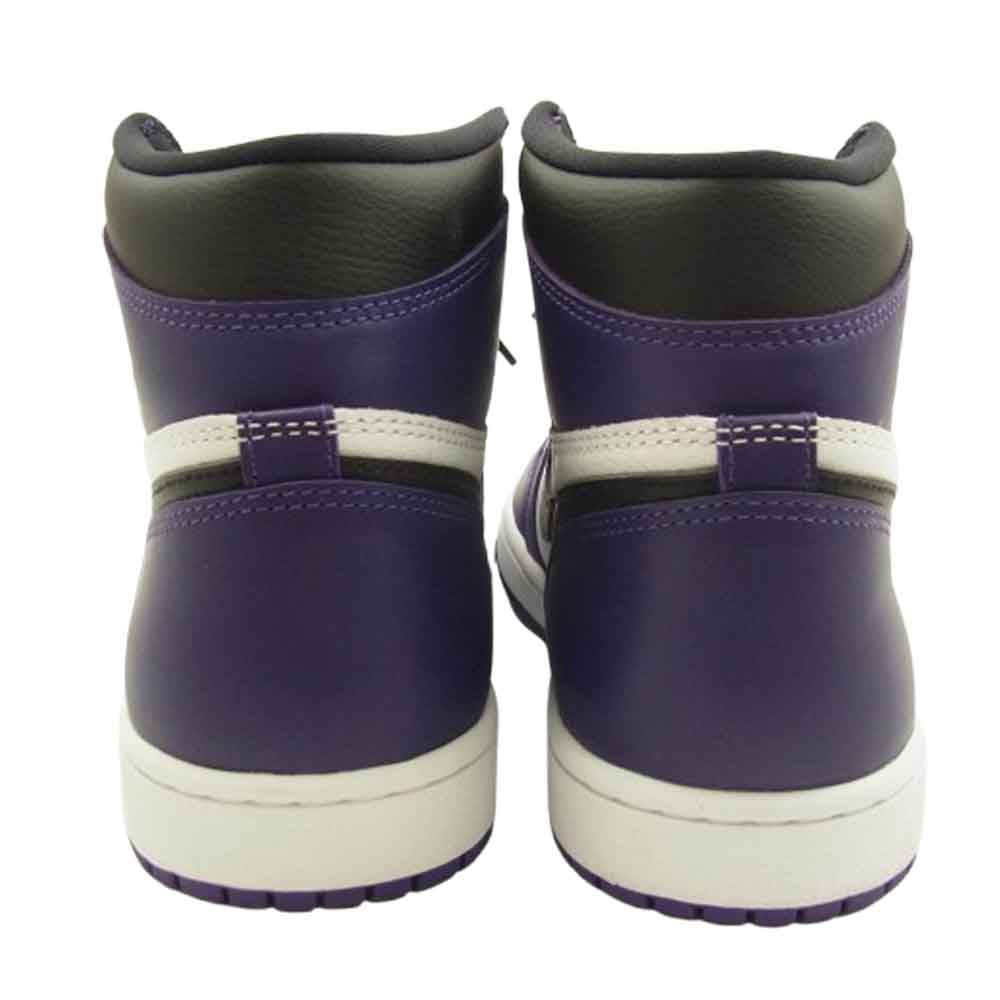 NIKE ナイキ 555088-500 Air Jordan 1 Retro High OG Court Purple エアジョーダン1 レトロ ハイ OG コートパープル スニーカー 28.5cm【中古】