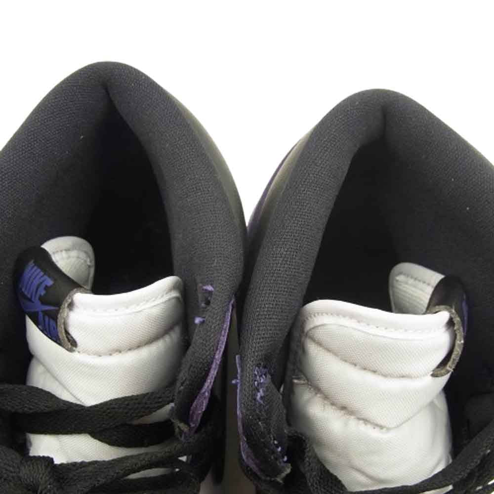 NIKE ナイキ 555088-500 Air Jordan 1 Retro High OG Court Purple エアジョーダン1 レトロ ハイ OG コートパープル スニーカー 28.5cm【中古】