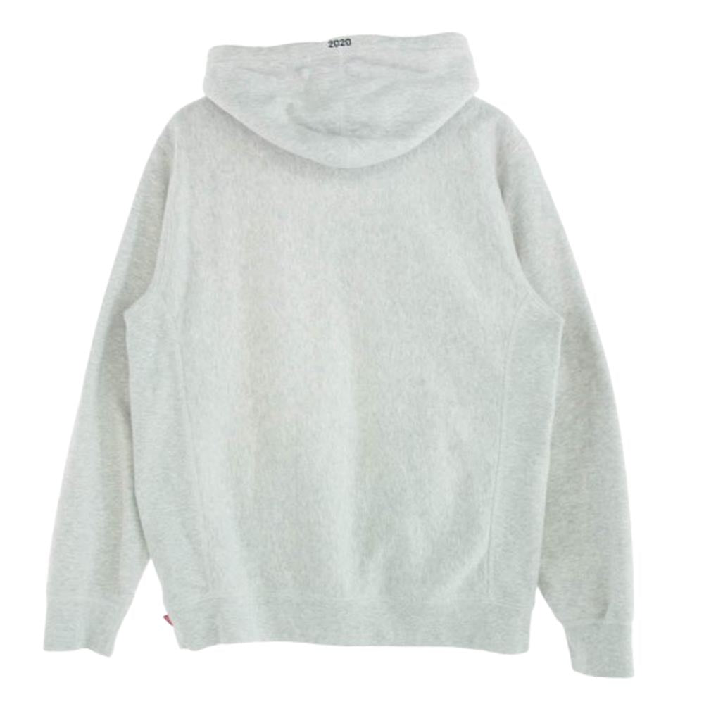 Supreme シュプリーム 20SS supreme motion logo hooded sweatshirt モーションロゴ スウェット パーカー グレー系 L【中古】