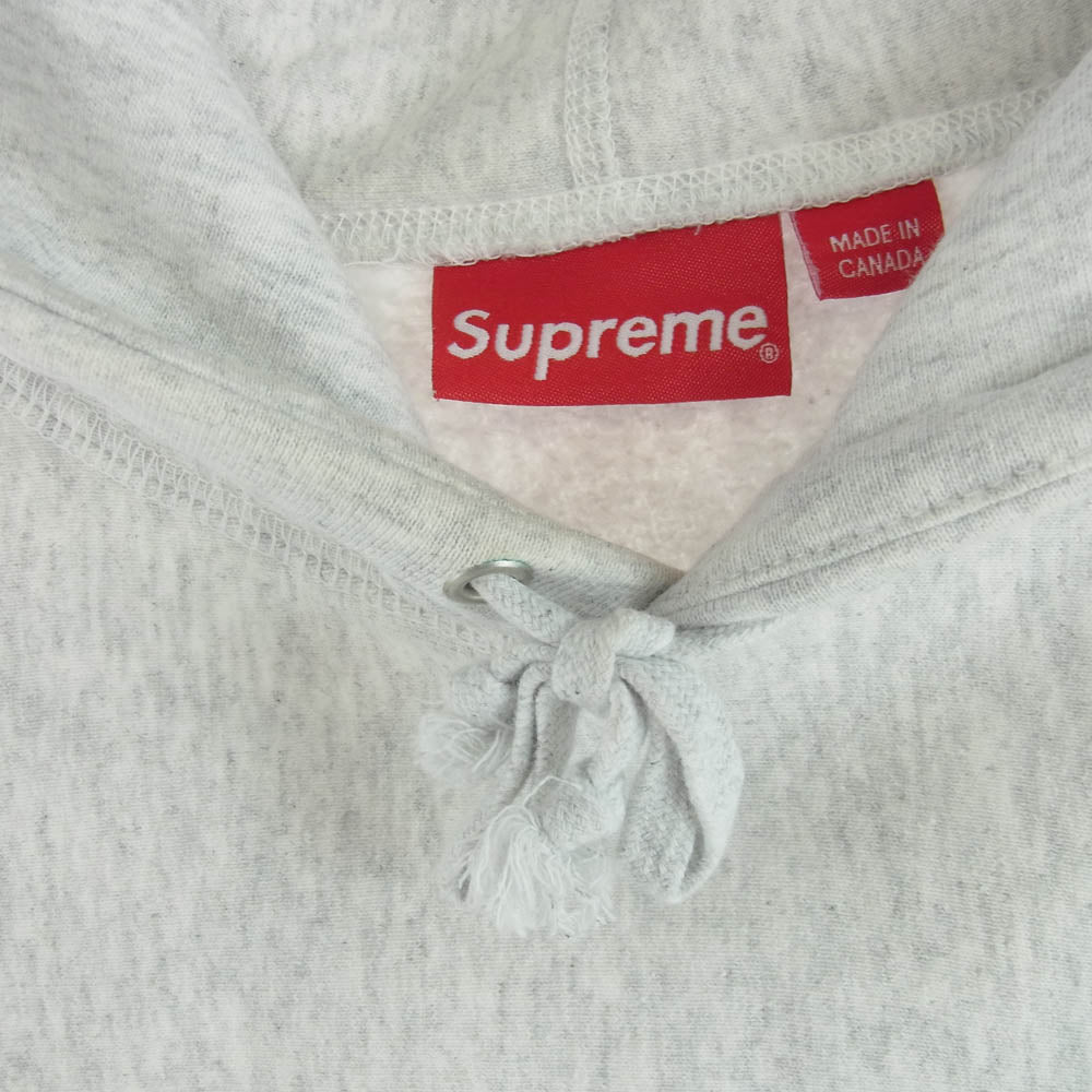 Supreme シュプリーム 20SS supreme motion logo hooded sweatshirt モーションロゴ スウェット パーカー グレー系 L【中古】