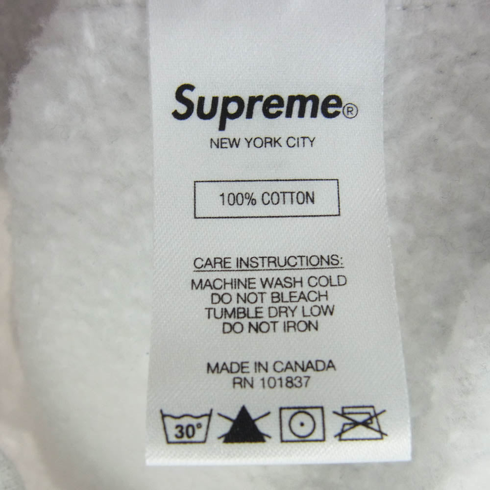 Supreme シュプリーム 20SS supreme motion logo hooded sweatshirt モーションロゴ スウェット パーカー グレー系 L【中古】